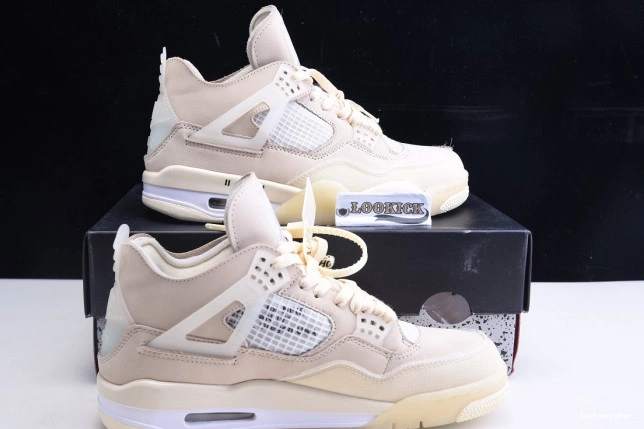 Reps LUCY CV9388-100 x Off-White Sail Jordan 4 Air 0815